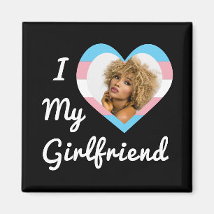Ich liebe meine Freundin LGBT Trans Stolz Benutzer Magnet
