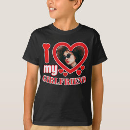Ich Liebe Meine Freundin Personalisiert T-Shirt