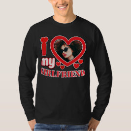 Ich Liebe Meine Freundin Personalisiert T-Shirt