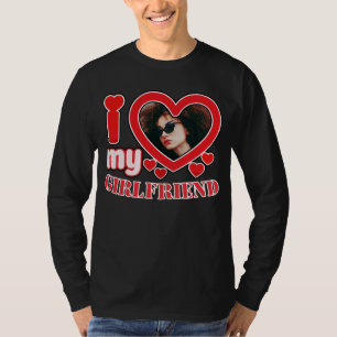 Ich Liebe Meine Freundin Personalisiert T-Shirt