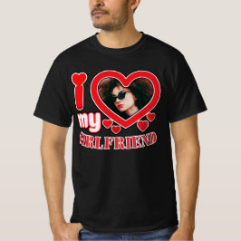Ich Liebe Meine Freundin Personalisiert T-Shirt