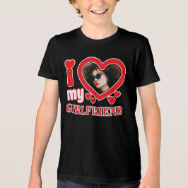Ich Liebe Meine Freundin Personalisiert Tri-Blend Shirt