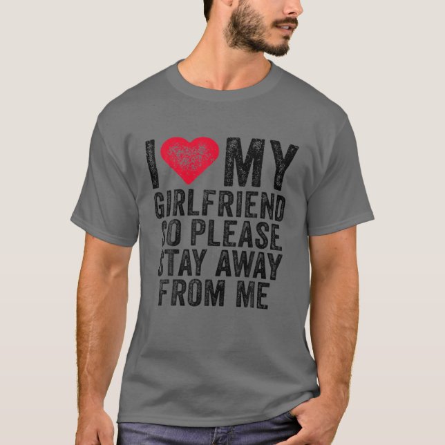 Ich Liebe meine Freundin Red Heart, also Bleibe bi T-Shirt (Vorderseite)