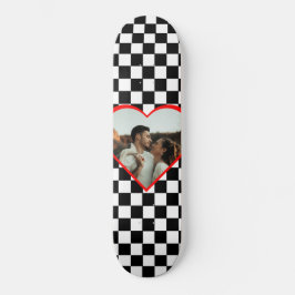 Ich Liebe meine Freundin Romantische Weiße und Sch Skateboard