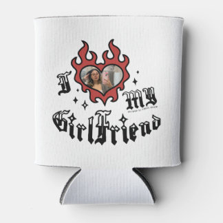 Ich liebe meine Freundin - Rot - DingusDesign Dosenkühler