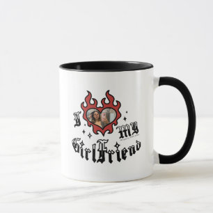 Ich liebe meine Freundin - Rot - DingusDesign Tasse