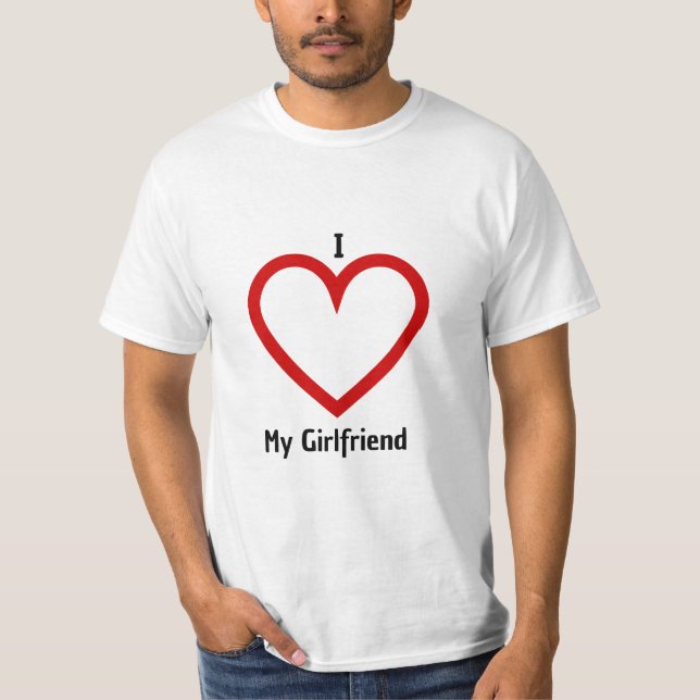 Ich Liebe meine Freundin T-Shirt (Vorderseite)