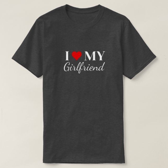 Ich Liebe meine Freundin T-Shirt (Design vorne)