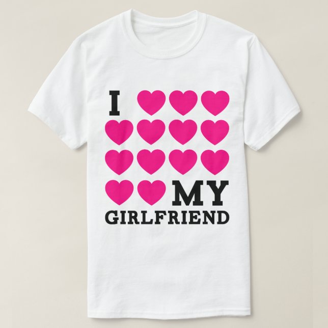 Ich Liebe meine Freundin T-Shirt (Design vorne)
