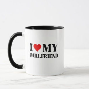 Ich liebe meine Freundin Tasse – Romantisches Gesc