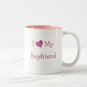 Ich Liebe meine Freundin-Tasse Zweifarbige Tasse