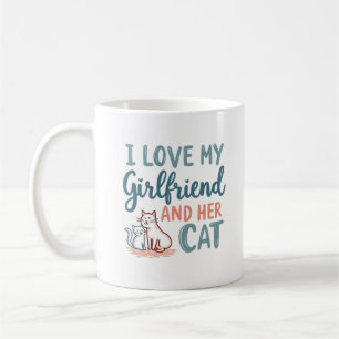 Ich liebe meine Freundin und ihr Katzentassen-Desi Kaffeetasse