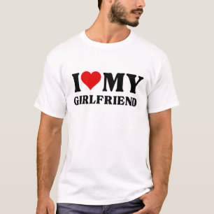 Ich Liebe meine Freundin Valentine Couple T-Shirt