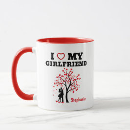 Ich Liebe meine Freundin zwei Töne Tasse