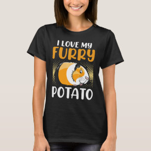Ich Liebe meine Furry Potato Guinea Schweinefleisc T-Shirt