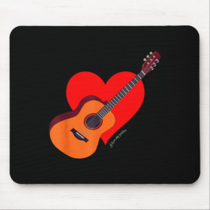 Ich liebe meine Gitarre neuer Schüler Mousepad