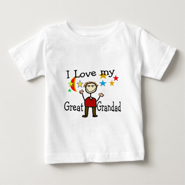 Ich Liebe meine große Großmutter Baby T-shirt (Vorderseite)