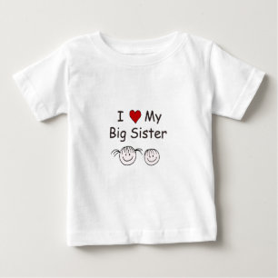Ich Liebe meine große Schwester! Baby T-shirt