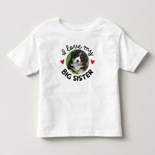"Ich liebe meine große Schwester" mit individuelle Kleinkind T-shirt