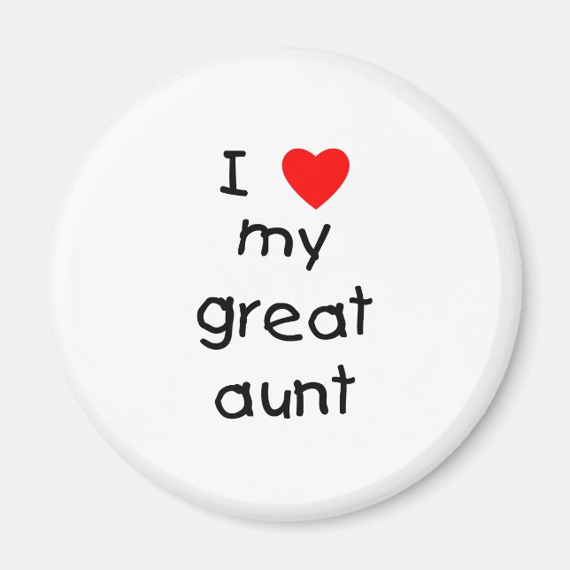 Ich Liebe meine große Tante Magnet (Vorne)