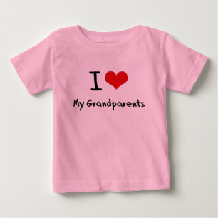 Ich Liebe meine Großeltern Baby T-shirt