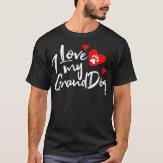 Ich Liebe meine Großhunde Funny Dog Liebhaber Gesc T-Shirt