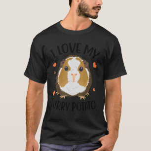Ich Liebe meine Guinea Pig Kartoffeln Schweinekart T-Shirt
