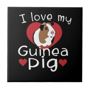 Ich Liebe meine Guinea Schweinefleisch Niedliche G Fliese