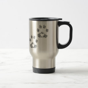 Ich Liebe meine Haustier Reisende Tasse