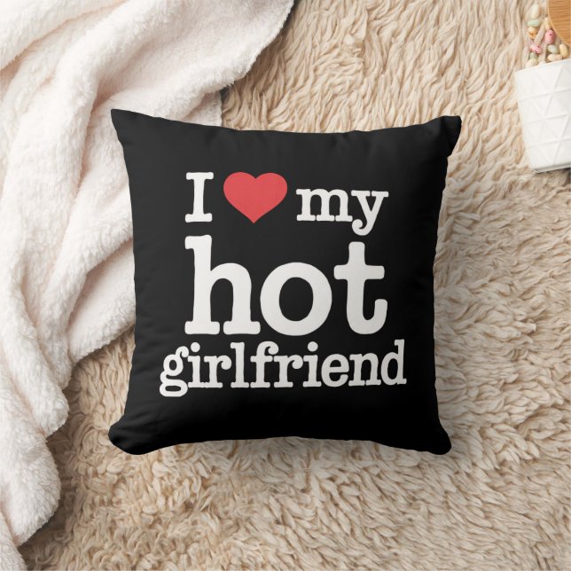 Ich Liebe meine heiße Freundin Valentine's Day GF  Kissen (Decke)