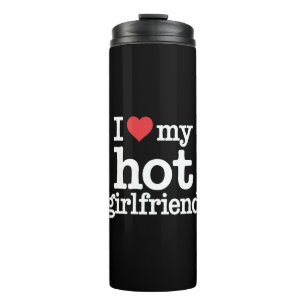 Ich Liebe meine heiße Freundin Valentine's Day GF  Thermosbecher