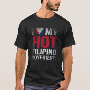 Ich Liebe meine heiße philippinische Freundin Phil T-Shirt