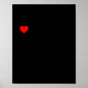 Ich liebe meine heiße schwarze Frau Poster
