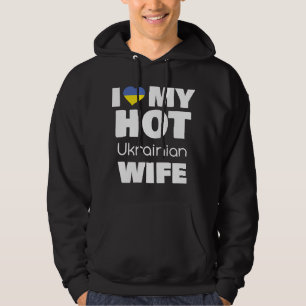 Ich liebe meine heiße ukrainische Frau, verheirate Hoodie