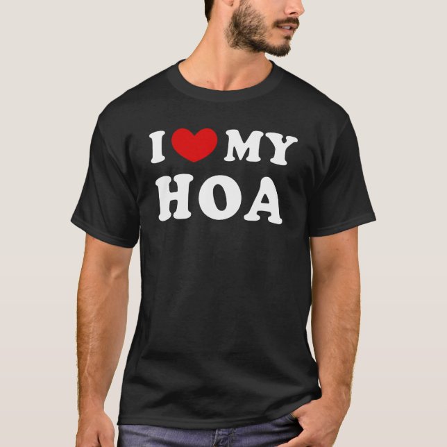 Ich Liebe meine Hoa, ich höre meine Hoa T-Shirt (Vorderseite)
