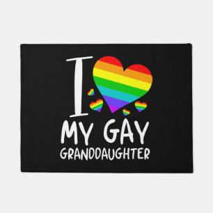 Ich Liebe meine homosexuelle Enkeltochter Lgbt Mon Fußmatte