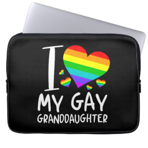 Ich Liebe meine homosexuelle Enkeltochter Lgbt Mon Laptopschutzhülle