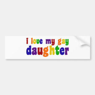 Ich Liebe meine Homosexuelle-Tochter Autoaufkleber
