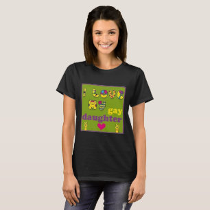 Ich Liebe meine Homosexuelle-Tochter T-Shirt