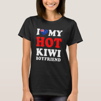 Ich Liebe meine Hot Kiwi Boyfriend Funny Girlfrien T-Shirt