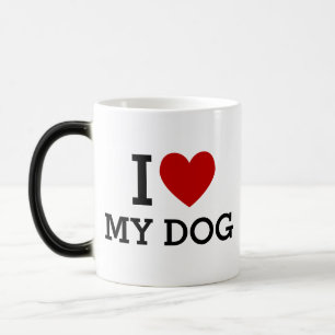 Ich liebe meine Hunde-Tasse – Süßes Geschenk für H Verwandlungstasse