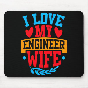 Ich liebe meine Ingenieursfrau Ich liebe meine Fra Mousepad