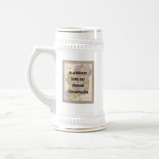 Ich Liebe meine irischen Vorfahren Bierglas (Links)