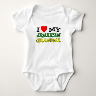Ich Liebe meine jamaikanische Oma Baby Strampler