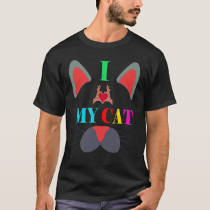 ich liebe meine Katze bis ins Unendliche Katze T-Shirt