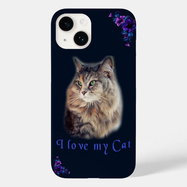 Ich Liebe meine Katze Case-Mate iPhone 14 Hülle (Rückseite)