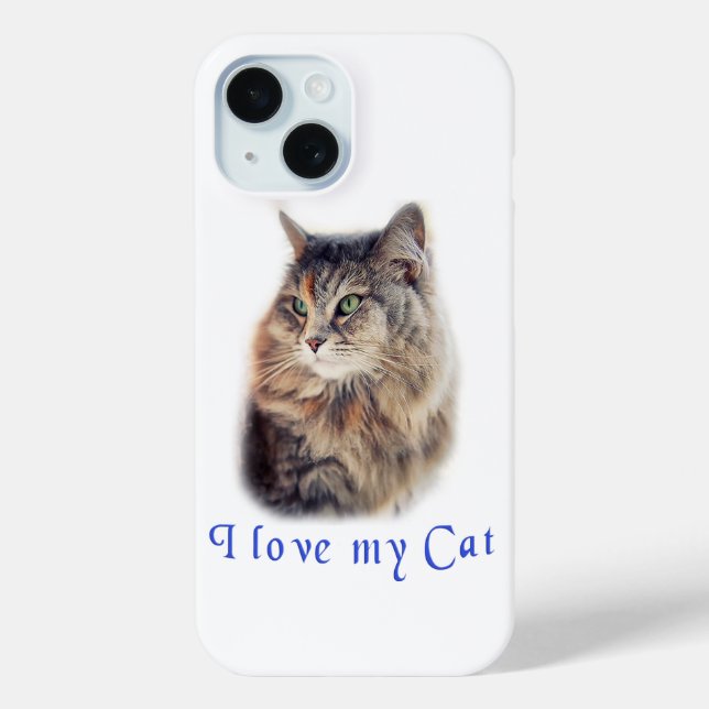 Ich Liebe meine Katze Case-Mate iPhone Hülle (Rückseite)