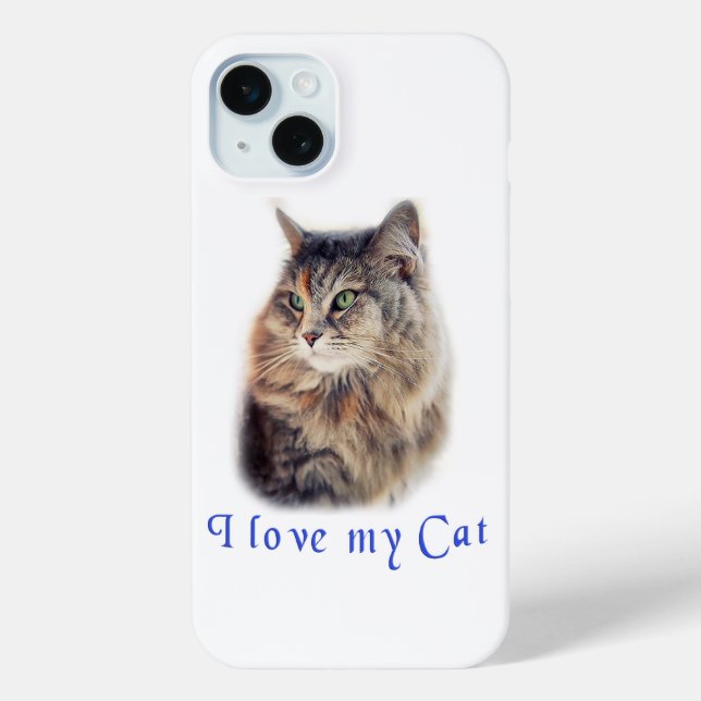 Ich Liebe meine Katze Case-Mate iPhone Hülle (Rückseite)