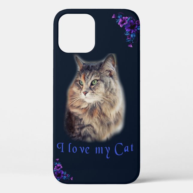 Ich Liebe meine Katze Case-Mate iPhone Hülle (Rückseite)