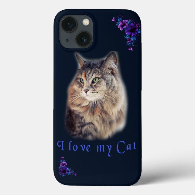 Ich Liebe meine Katze Case-Mate iPhone Hülle (Rückseite)